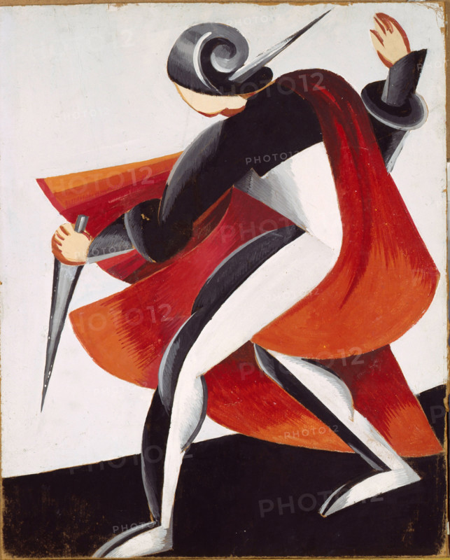 Costume design for the theatre play Romeo and Juliet by W. Shakespeare, 1921. Creator: Exter, Alexandra Alexandrovna (1882-1949).