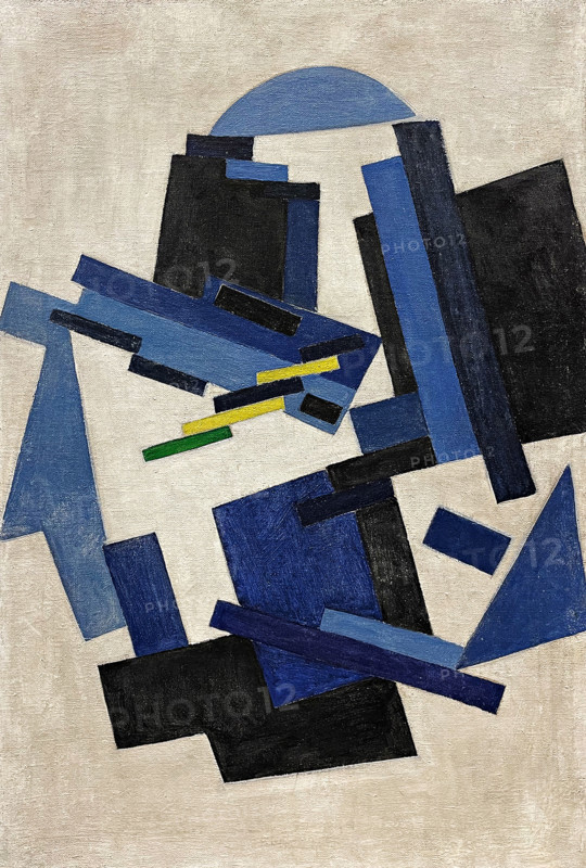Non-Objective Composition, c1916. Creator: Rozanova, Olga Vladimirovna (1886-1918).