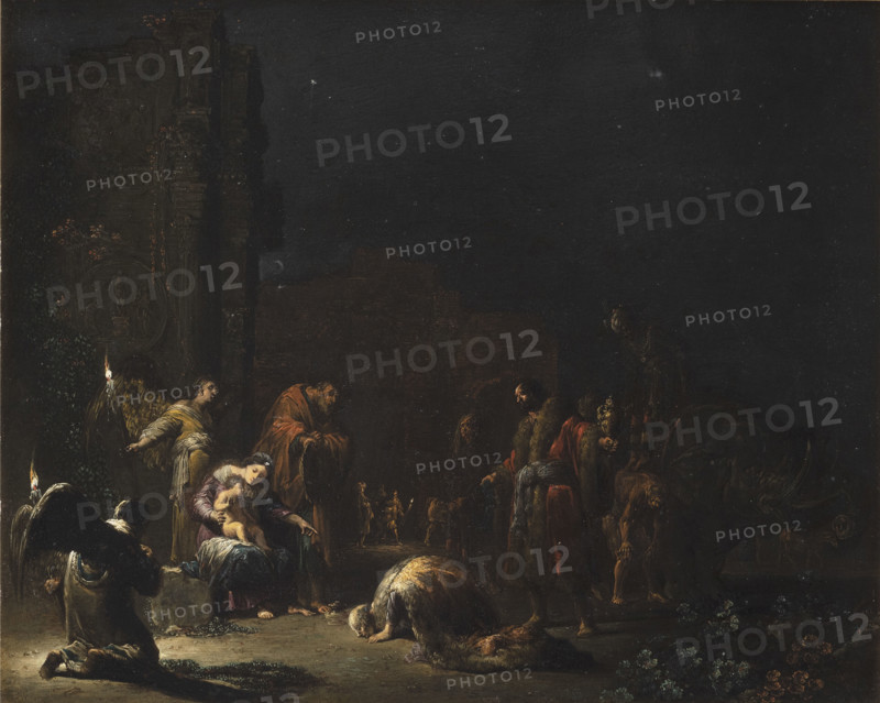 The Adoration of the Magi, Mid of 17th century. Creator: Bramer, Leonaert (1596-1674).