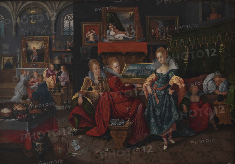 The Parable of the Wise and Foolish Virgins, c1600-1610. Creator: Francken, Hieronymus II (1578-1623).
