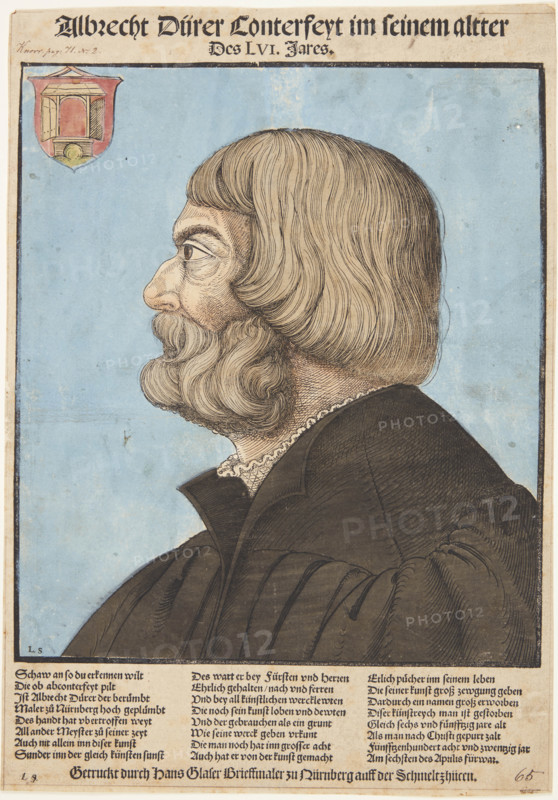 Portrait of Albrecht Dürer, c1529. Creator: Schoen, Erhard (1491-1592).