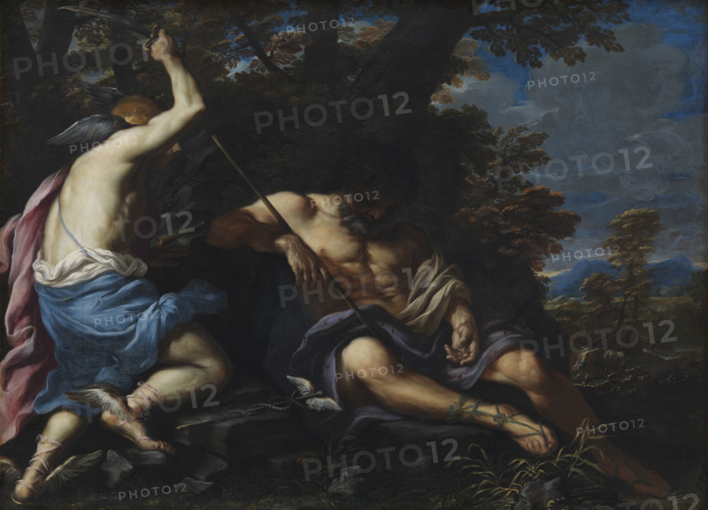 Mercury and Argus, End of 17th-Early 18th century. Creator: Troppa, Girolamo (1637-1710).