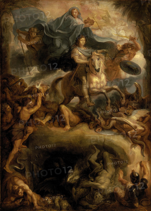 Apotheosis of Louis XIV, 17th century. Creator: Le Brun, Charles (1619-1690).