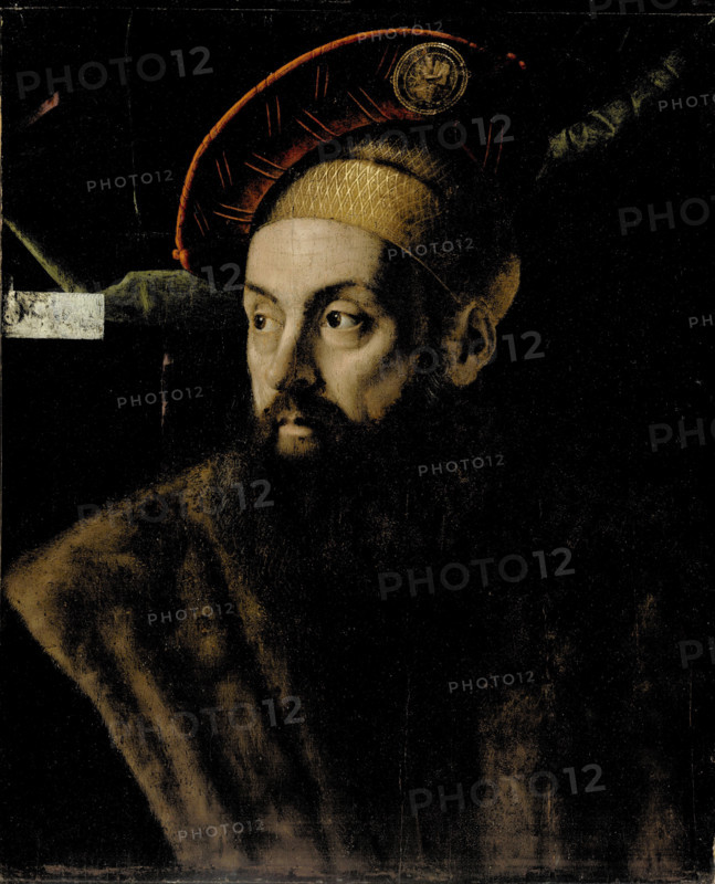 Portrait of a Man, 1520s-1530s . Creator: Veneto, Bartolomeo (1502-1555).