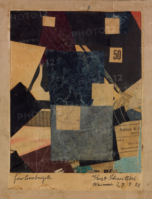 Merz Composition, 1922. Creator: Schwitters, Kurt (1887-1948).
