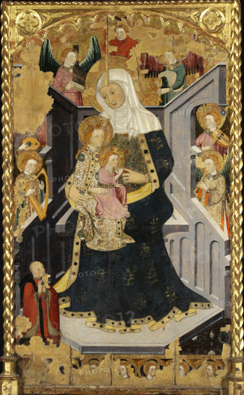 Saint Anne with the Virgin and Child, c1408. Creator: Vall, Pere (active 1405-1410).