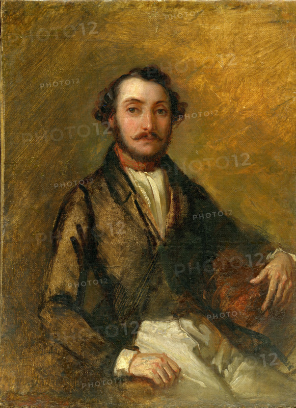 Portrait of the composer Gaetano Donizetti (1797-1848), 1850. Creator: Carnovali (Il Piccio), Giovanni (1804-1873).