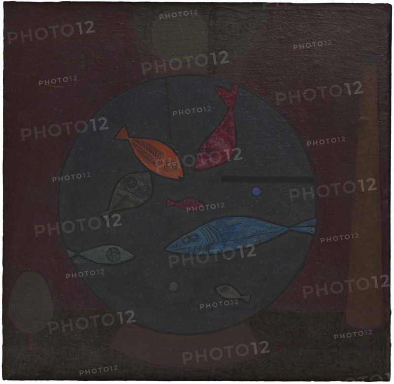Fishes in a Circle, 1926. Creator: Klee, Paul (1879-1940).