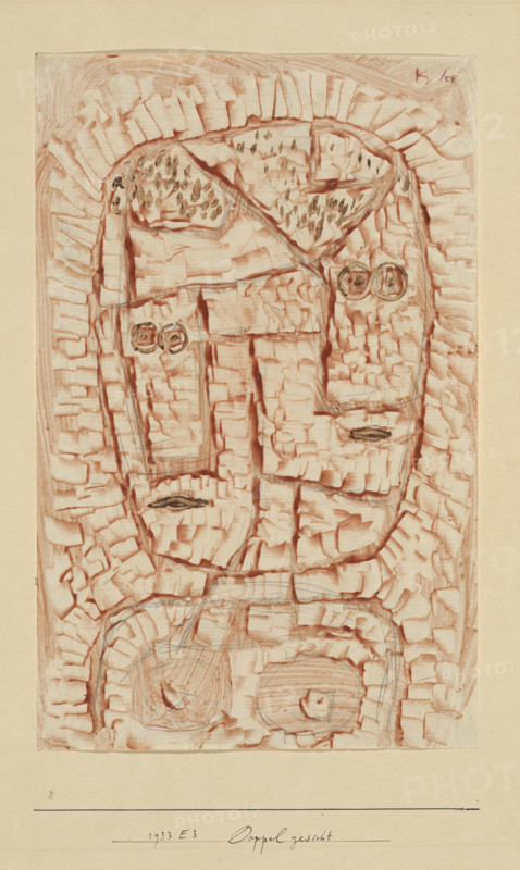 Double face, 1933. Creator: Klee, Paul (1879-1940).
