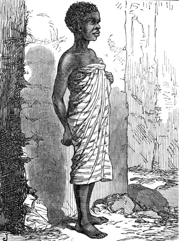 The Ashantee War - sketches by our special artist: Fantee servant-boy, 1874. Creator: Unknown.