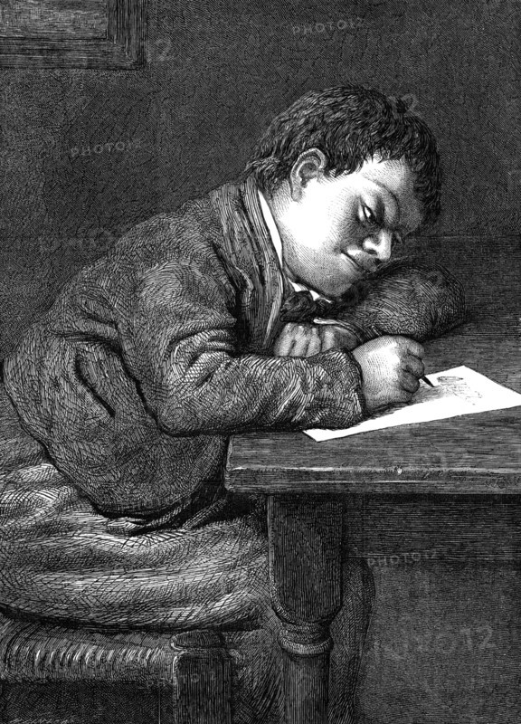 The Valentine, by W. Hunt, 1874. Creator: Unknown.