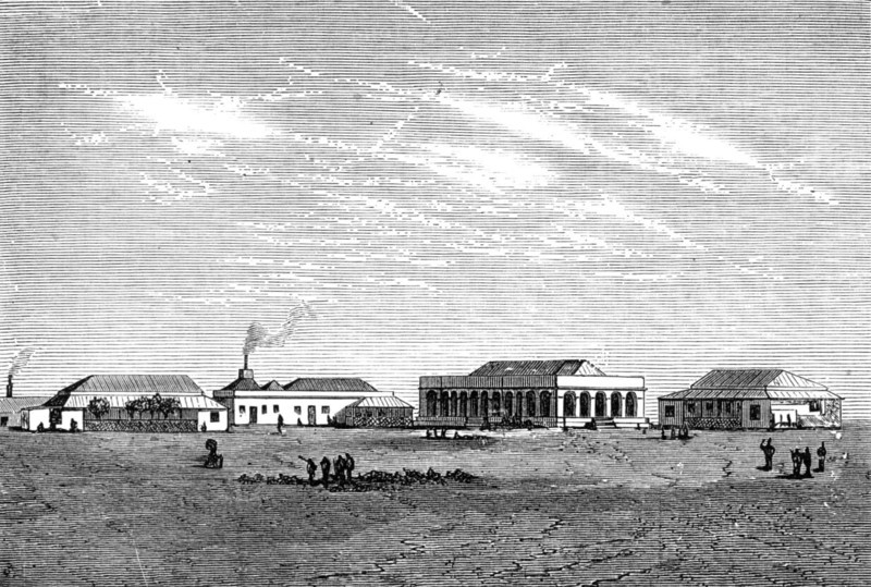 Hospital, Ascension Island, 1874. Creator: Unknown.