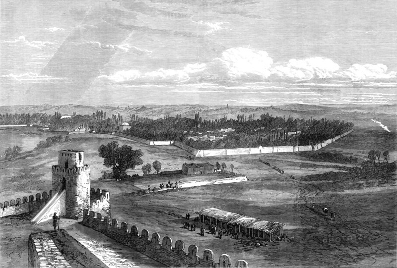 The Mission to Yarkund and Kashgar: the City of Yarkund, 1874. Creator: Unknown.