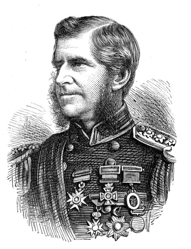 Captain Sir J. E. Commerell, K.C.B., V.C., 1874. Creator: Unknown.