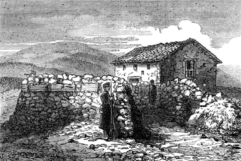 Civil War in Spain: Redoubt of San Candido, 1874. Creator: Unknown.