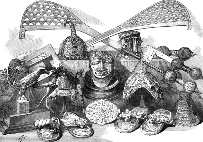 Ashantee golden ornaments and trophies, 1874. Creator: Unknown.