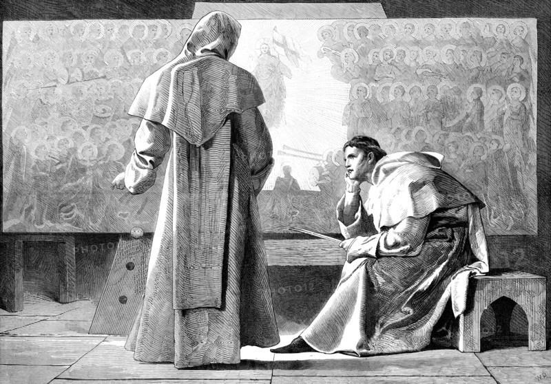 Fra Angelico, by Walter Duncan,...exhibition of the Society of Painters in Water Colours, 1874. Creator: Unknown.