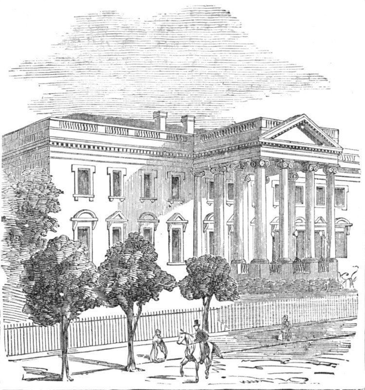 The White House, Washington, where the wounded President lies, 1881. Creator: Unknown.