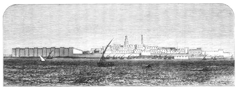 The French in Tunis: the town of Sfax, from the anchorage, 1881. Creator: Unknown.