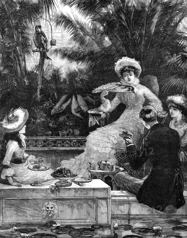 Afternoon Tea, 1881. Creator: William James Palmer.
