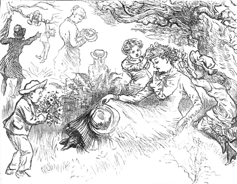 Children's Day in the Country: The Favourite Teacher, 1881. Creator: Unknown.