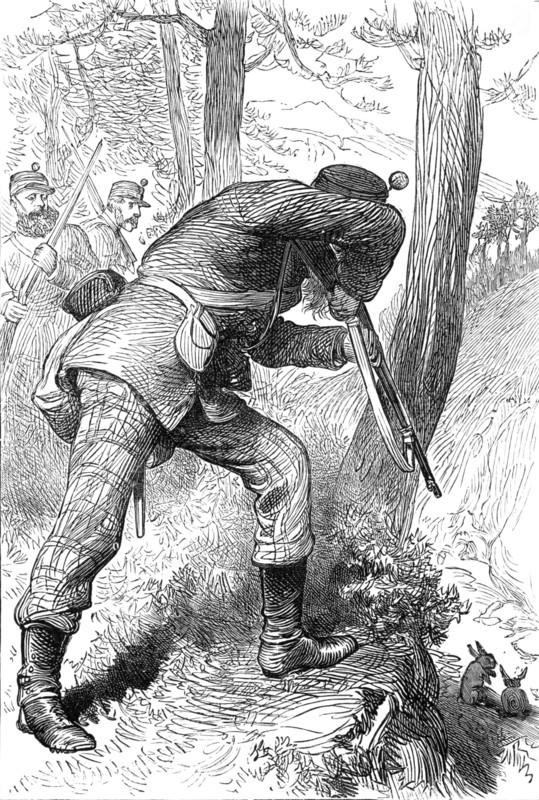 The Royal Visit to Edinburgh: The Scottish Volunteers - Skirmishing Practice, 1881. Creator: Unknown.