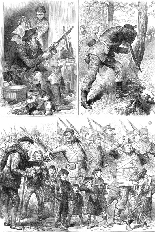 The Royal Visit to Edinburgh: The Scottish Volunteers, 1881. Creator: Unknown.