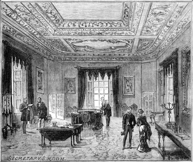 The Royal Visit to Edinburgh: Secretary's Room, Holyrood Palace, 1881.  Creator: Unknown.