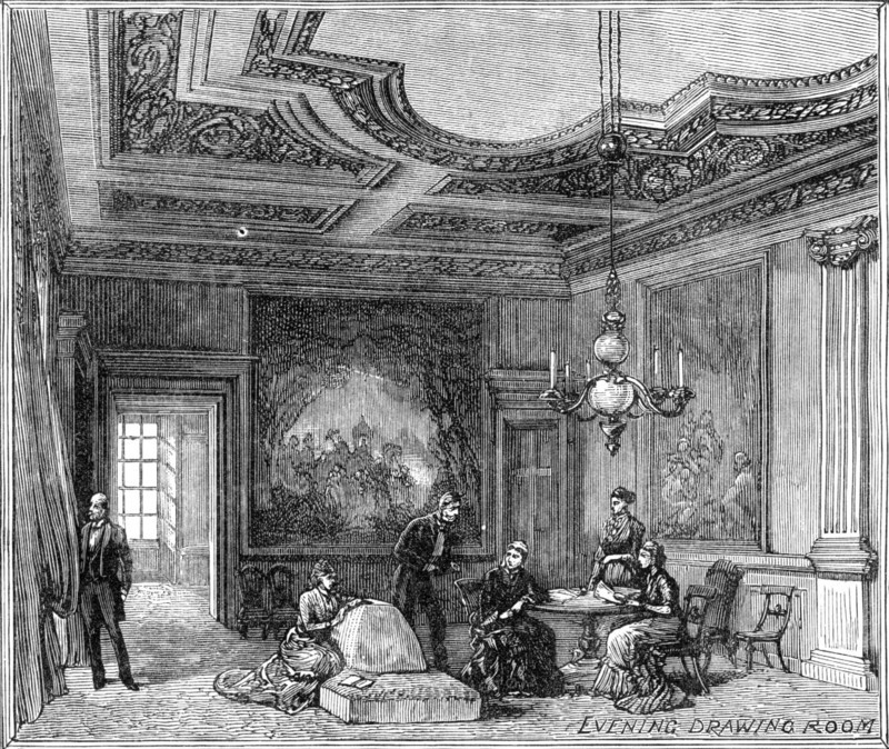 The Royal Visit to Edinburgh: Evening Drawing Room, Holyrood Palace, 1881.  Creator: Unknown.