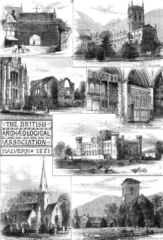 Places visited by the British Archaeological Association, 1881. Creator: Unknown.