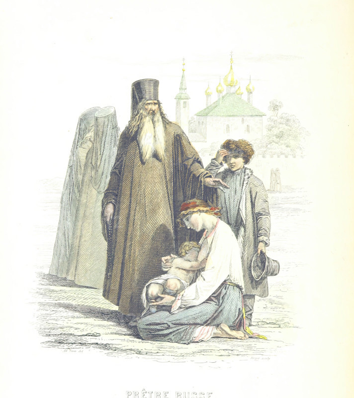 Russian priest, 1855. Creator: Boyer.