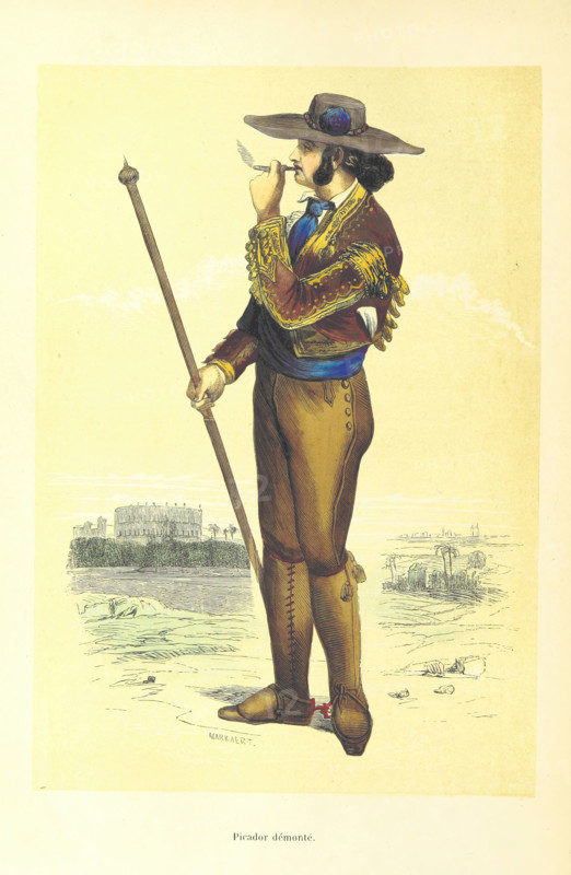 Picador dismantled [?], 1848. Creator: Markaert.