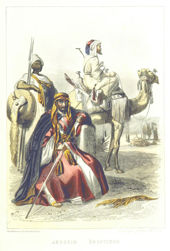Abyssinian - Egyptians, 1858.  Creators: Rouargue Brothers, Émile Rouargue, Adolphe Rouargue.