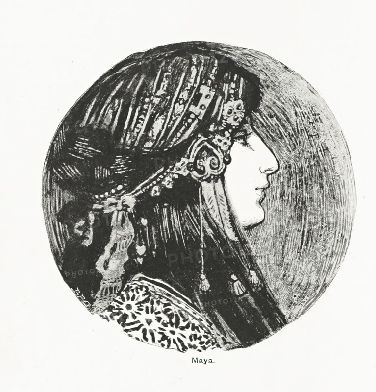 Maya, 1896.  Creator: Amy Sawyer.
