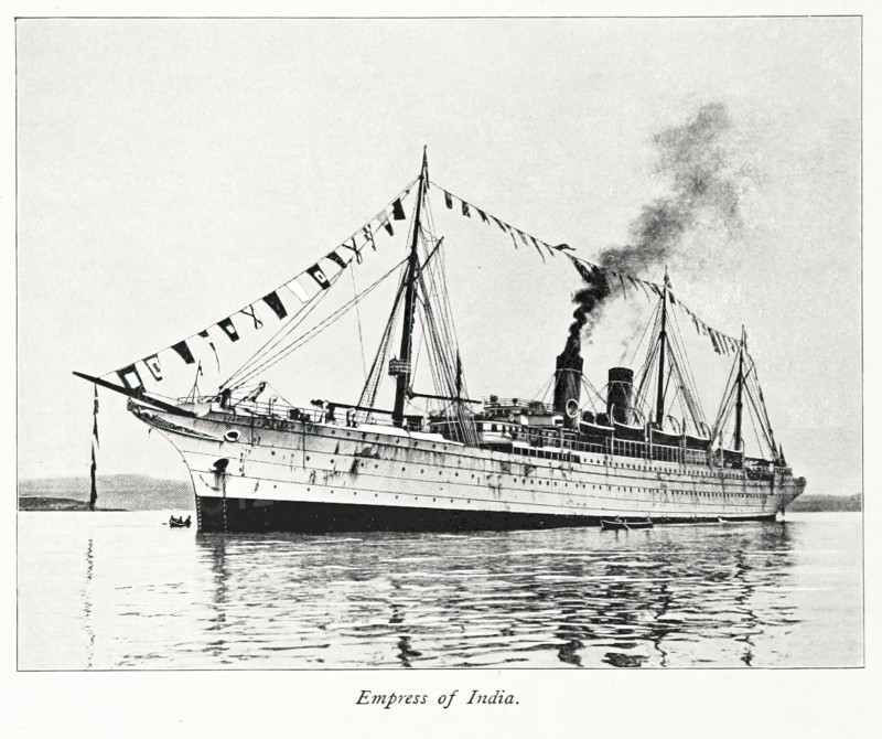 Empress of India, 1893.  Creator: Unknown.