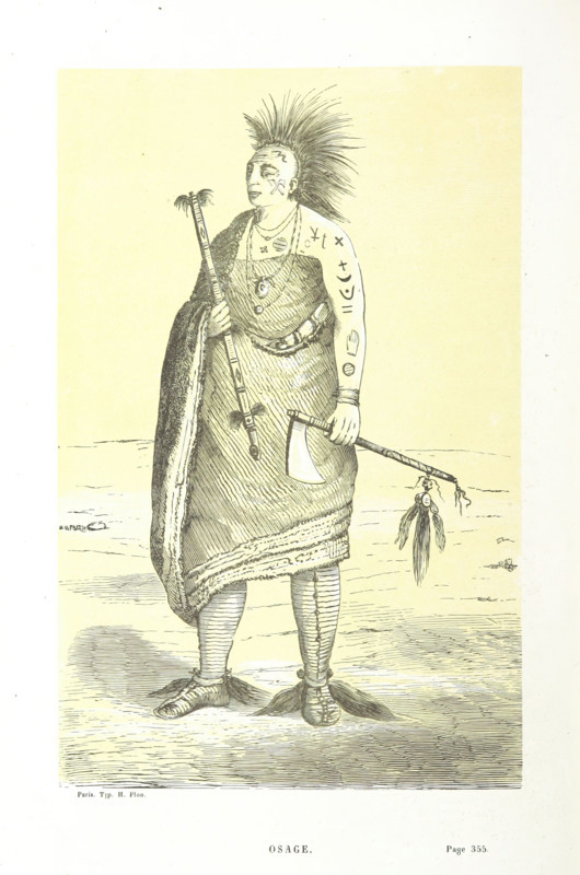 Osage, 1862. Creator: Unknown.