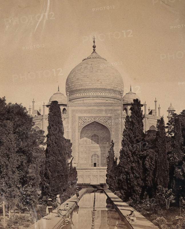The Taj Mahal, Agra, India, c1858. Creator: Felice Beato.