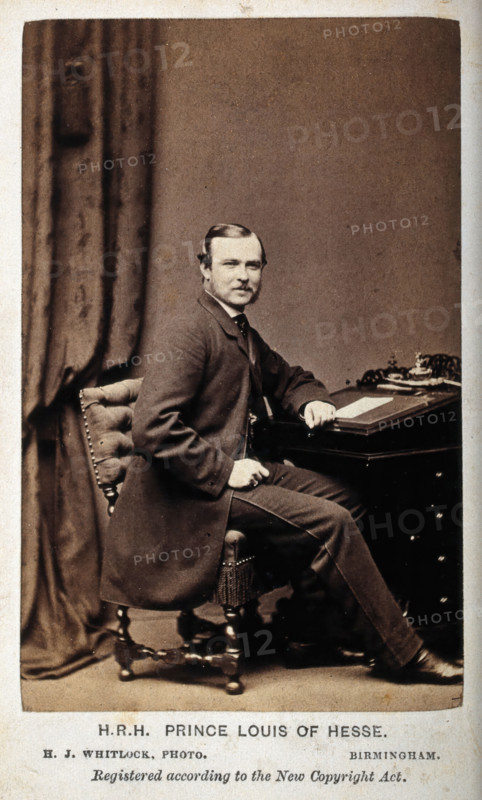 HRH Prince Louis of Hesse. Creator: Henry Joseph Whitlock.