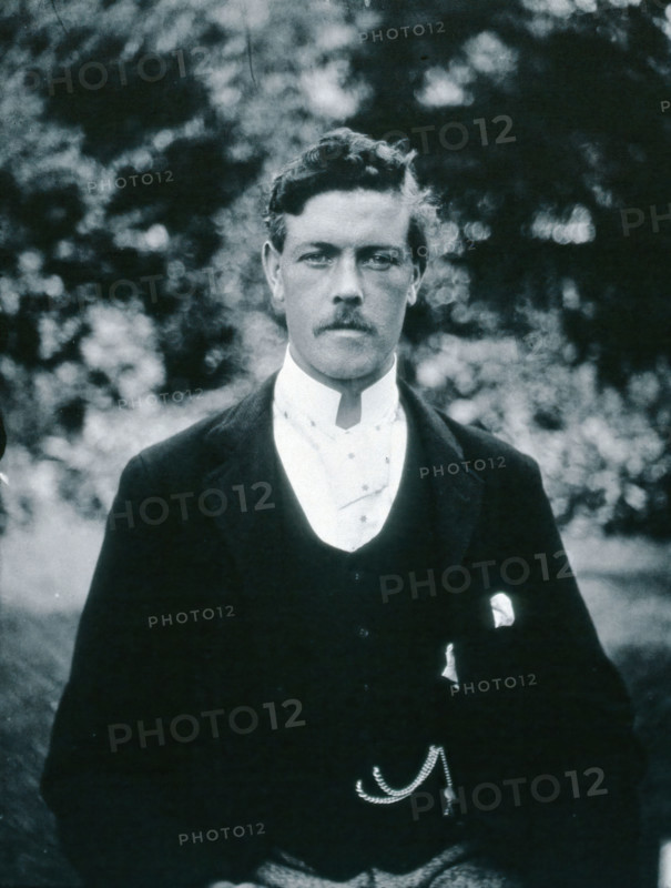 Gloucester smallpox epidemic, 1896: Edwin Davis, a smallpox patient, 1896. Creator: HCF of Gloucester.