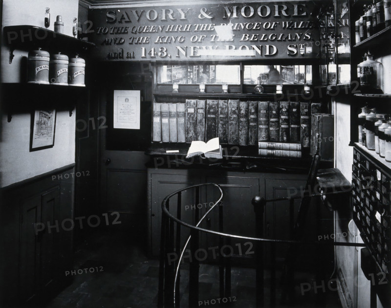 Savory & Moore Ltd: interior of the pharmacy;..., c1880s. Creator: Unknown.