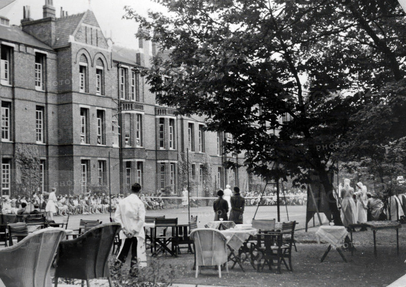 St Marylebone Infirmary, London: tennis tournament, 1906 (1930). Creator: Unknown.