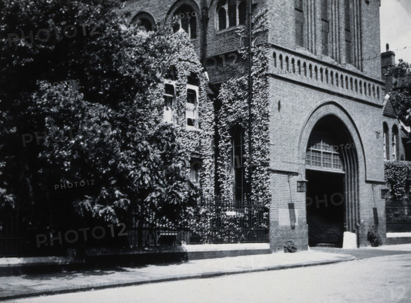 St Charles Hospital, London: the archway and the Medical Superintendent's house, c1930. Creator: Unknown.