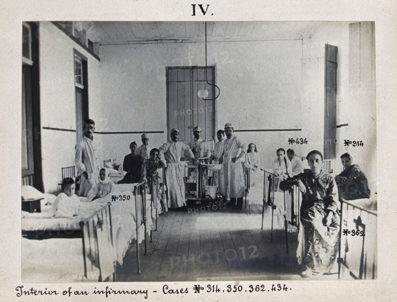 Seamen's Hospital for infectious diseases in Jurujuba, Rio de Janeiro; the interior ...,  1904/1911. Creator: Unknown.