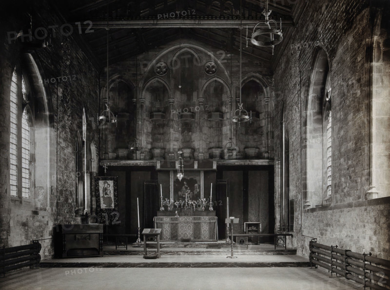 The church of St Bartholomew the Great; interior of the east end of the Lady Chapel. Creator: WF Taylor.