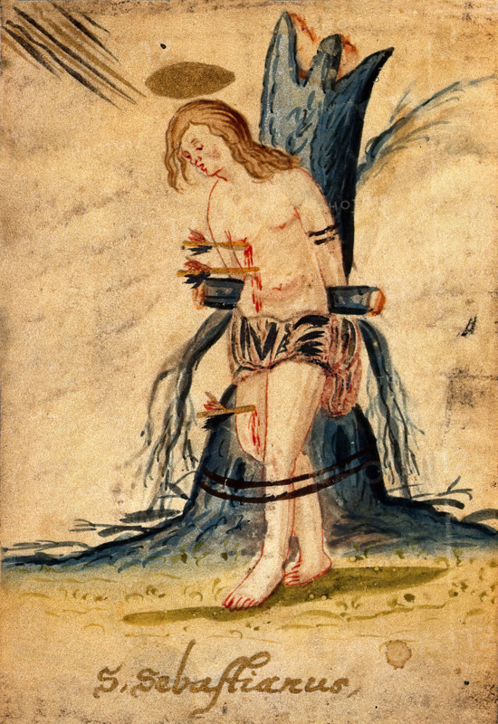 Martyrdom of Saint Sebastian. Creator: Unknown.