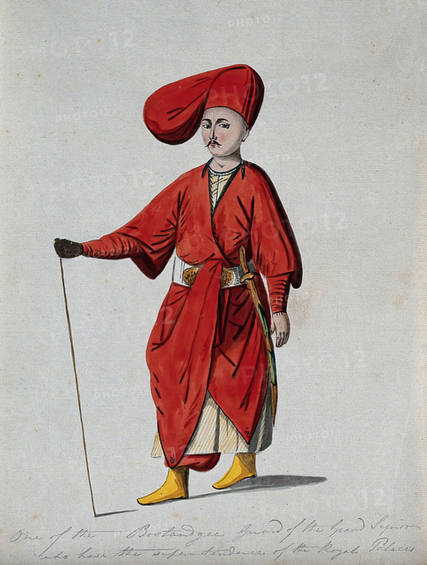 A Turkish guardsman. Creator: Unknown.