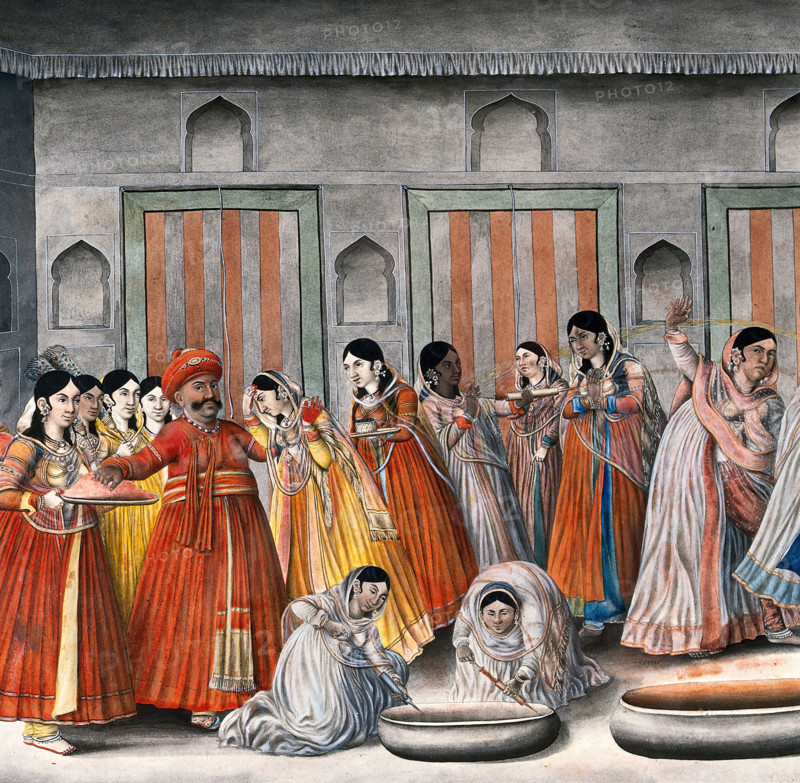 Holi festival, 19th century? Creator: Unknown.
