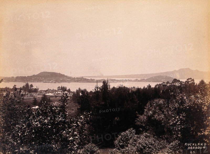 Auckland, New Zealand: part of Auckland harbour, 19th century. Creator: Unknown.