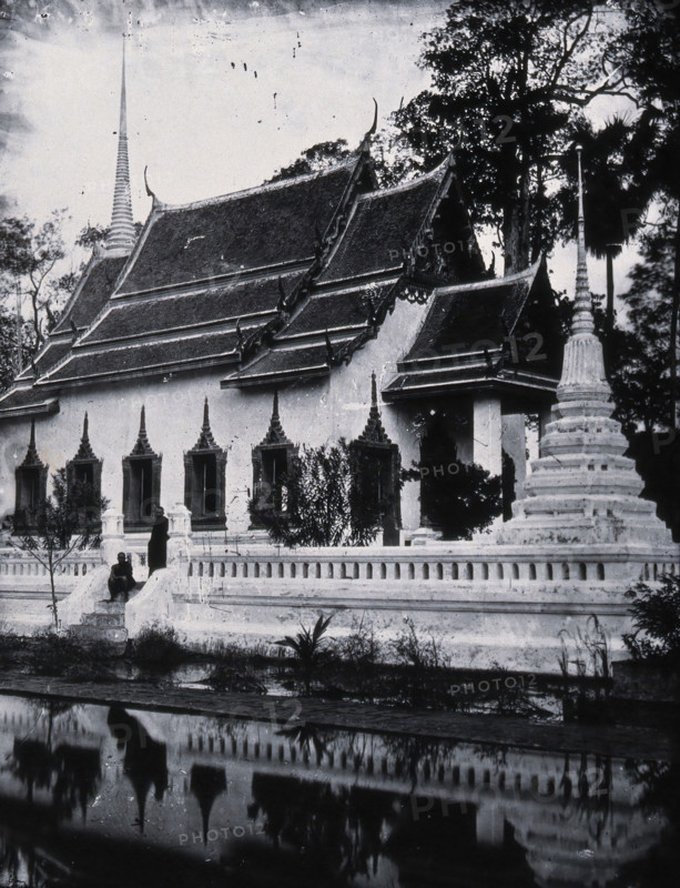 Chao Phraya river, Siam [Thailand], 1865, (1981). Creator: Unknown.
