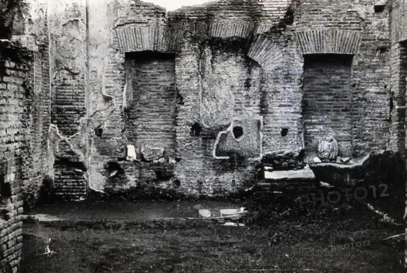 An ancient building which used to be a pharmacy site in the House of the Vestal Virgins, Rome. Creator: Unknown.